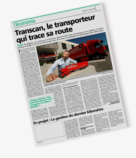 Article de presse Transcan Groupe
